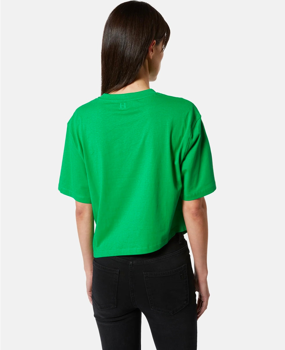 T-SHIRT CON FERMAGLIO DECORATIVO