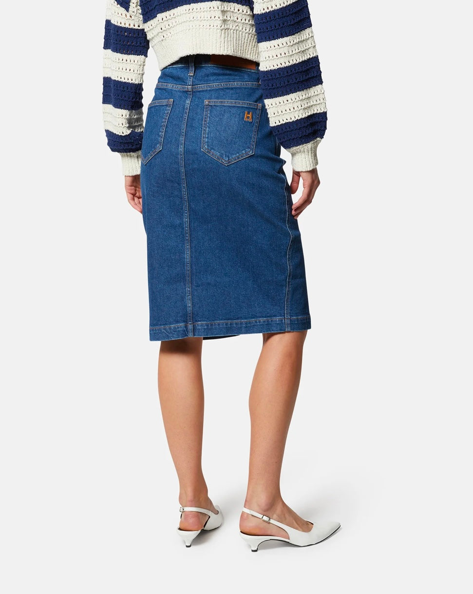 GONNA IN DENIM CON SPACCO