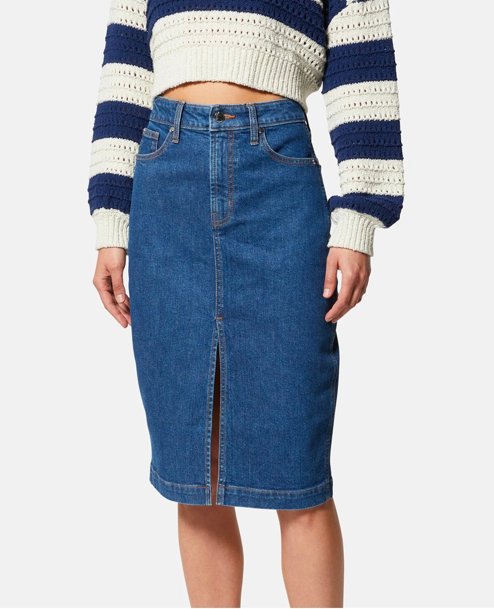 GONNA IN DENIM CON SPACCO