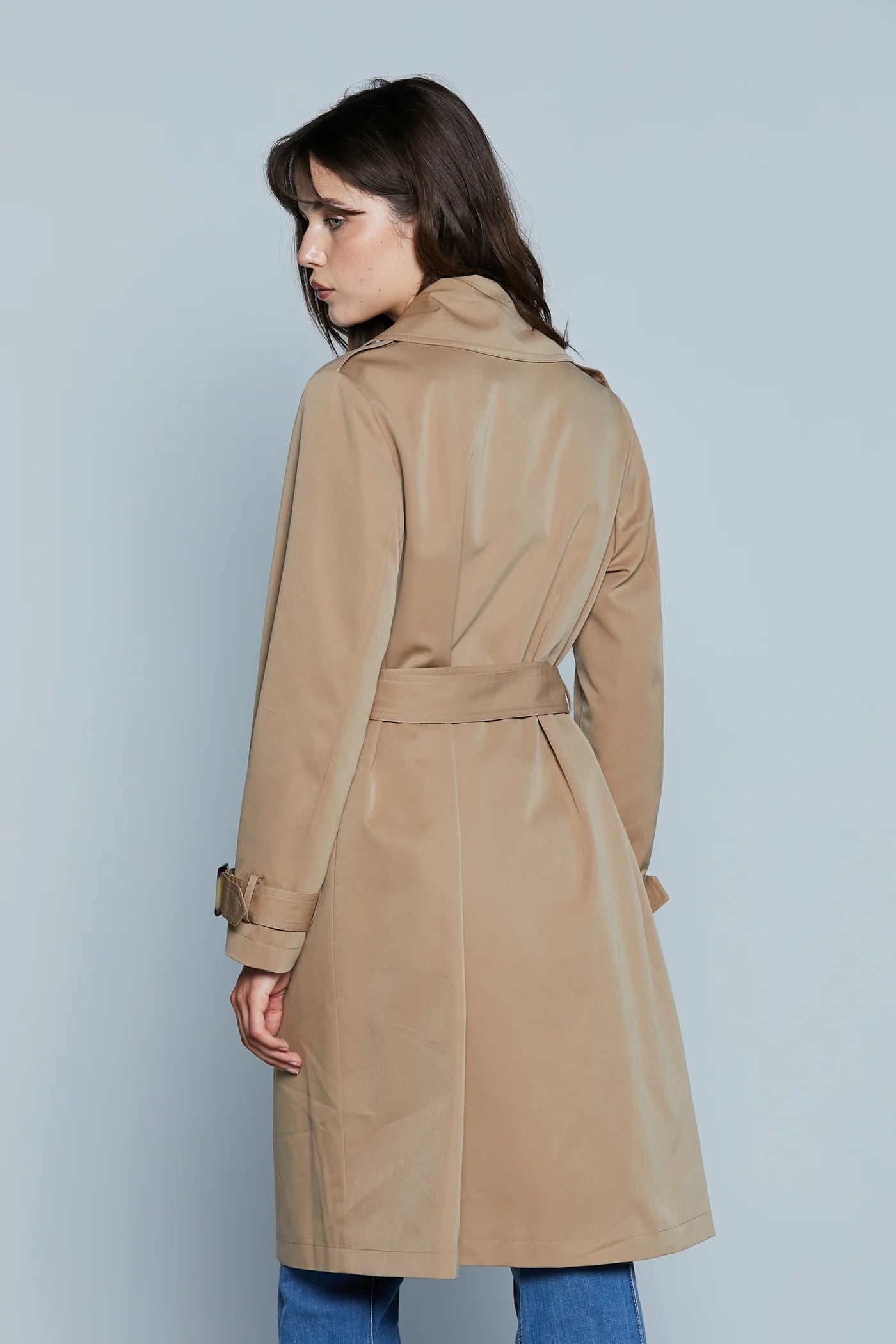 TRENCH VALENZA DOPPIO PETTO CON ALMARI PIU' TASCHE PIU' CINTURA