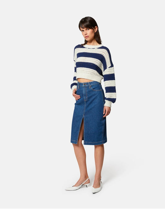 GONNA IN DENIM CON SPACCO